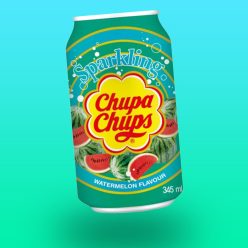   Chupa Chups Watermelon görögdinnye ízű szénsavas üdítőital 345ml