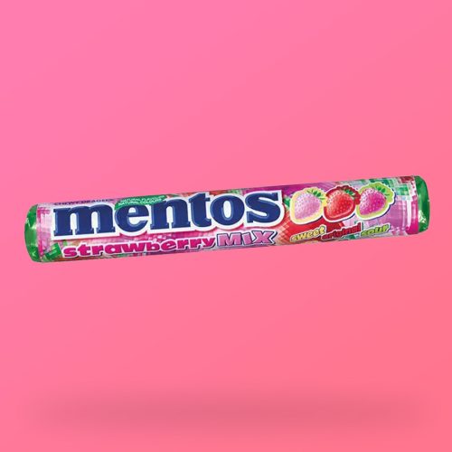 Mentos eper mix ízű cukorka 37,5g