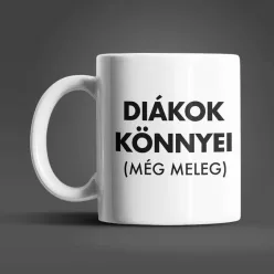 Diákok Könnyei fehér bögre