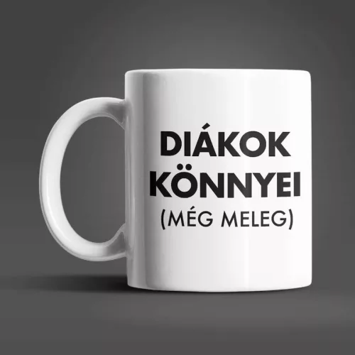 Diákok Könnyei fehér bögre