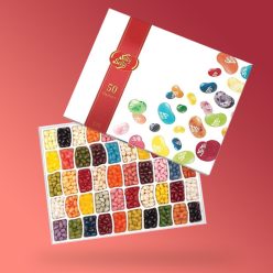   Jelly Belly 50 ízű drazsé válogatás ajándékdobozban 600g