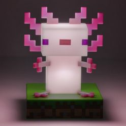 Minecraft Axolotl 3D ikon hangulatvilágítás