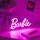 Barbie logó LED neon világítás