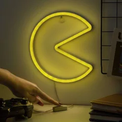 Pac Man - Wall Mountable LED Neon Light hangulatvilágítás