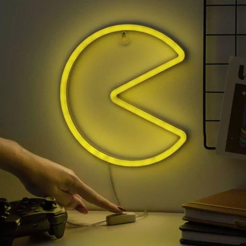 Pac Man - Wall Mountable LED Neon Light hangulatvilágítás