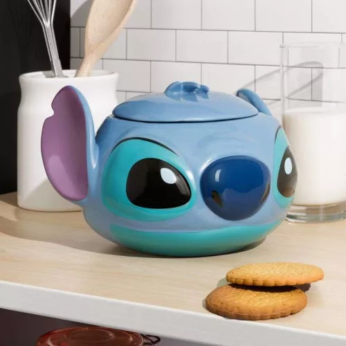 Disney Stitch Shaped Cookie Jar Stitch alakú sütitároló