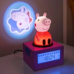 Peppa Pig projektoros digitális ébresztőóra