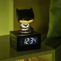 Batman Icon Alarm Clock ébresztőóra éjszakai fénnyel