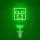 Minecraft Creeper LED neon izzó formájú hangulatvilágítás