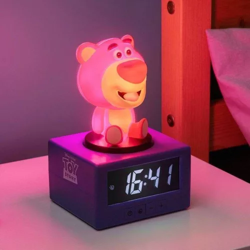 Toy Story Lotso Icon Alarm Clock ébresztőóra éjszakai fénnyel