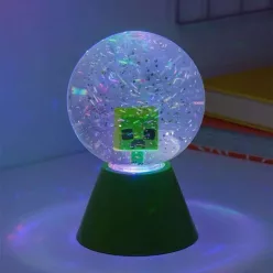 Minecraft LED Glitter Ball hangulatvilágítás
