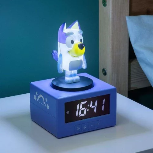 Bluey Icon digitális ébresztőóra éjszakai fénnyel