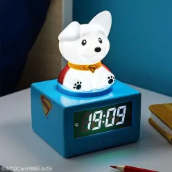   Superman - Krypto Icon digitális ébresztőóra éjszakai fénnyel