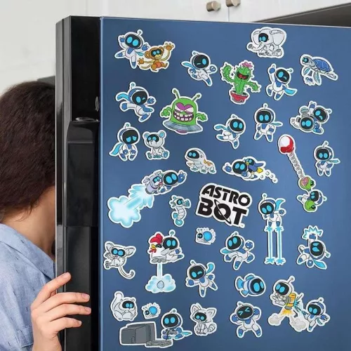 Astro Bot Fridge Magnets hűtőmágnes készlet