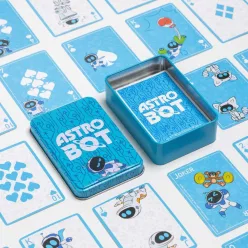 Astrobot Playing Cards kártyajáték fémdobozban
