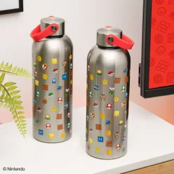 Super Mario fém kulacs hordfüllel 500ml