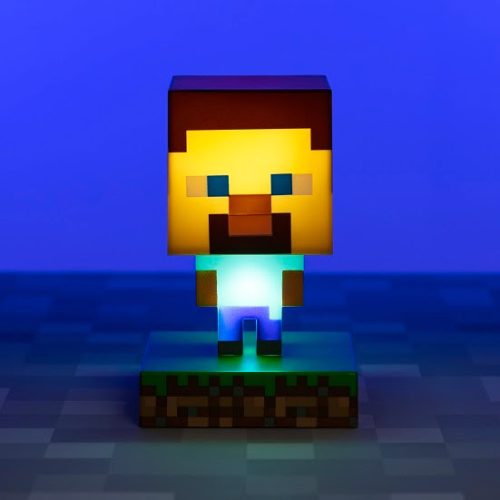 Minecraft Steve 3D ikon hangulatvilágítás