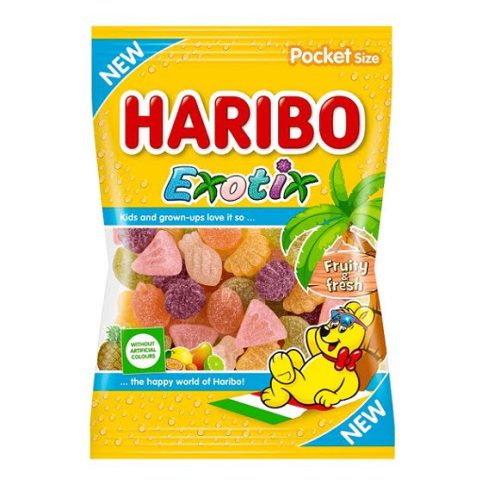 Haribo Exotix gyümölcsös gumicukor 100g