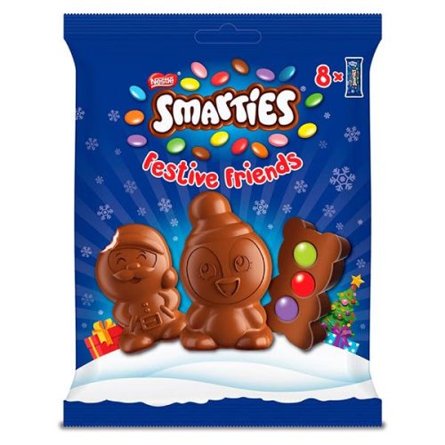 Smarties Festive Friends téli barátok csokoládé 65g