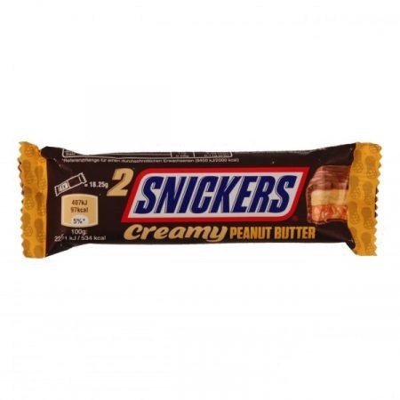 Snickers Creamy Peanut Butter földimogyorókrémmel 36,5g