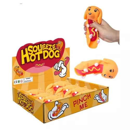Hot Dog formájú stresszoldó