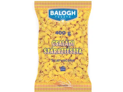 BALOGH tészta 400g Szarvacska
