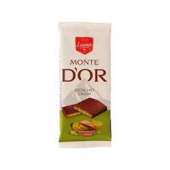 Leona Monte Dor 90g Pisztáciakrémes kakaós tábla
