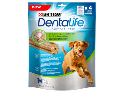 Dentalife Dog jutalomfalat 142g Large