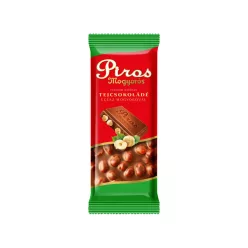 Piros Mogyorós 70g Tej