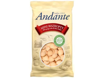Andante Mini piskóta 120g