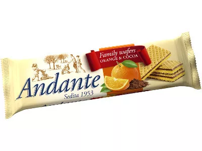 Andante nápolyi 130g Kakaós-Narancsos