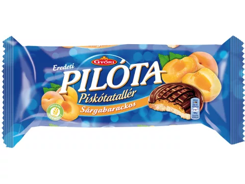 Pilóta piskótatallér 147g Barack