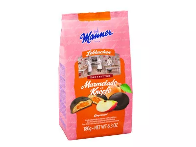 Manner Knöpfe mézeskalács Barack 180g
