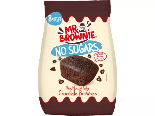Mr.Brownie 200g No Sugars - Csokidarabos