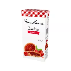 Bonne Maman Tartelettes sütemény 135g Málnás pürével