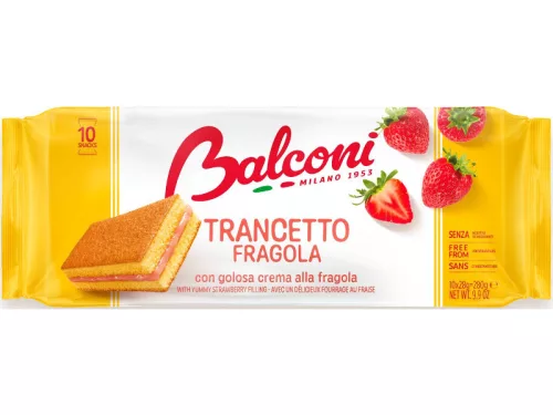 Balconi piskóta 10*28g Fragola-Eper-joghurt