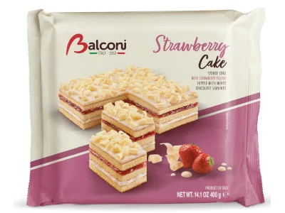 Balconi torta 400g Strawberry-Epres