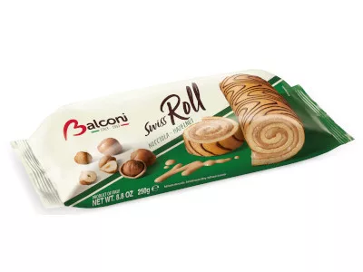 Balconi piskóta tekercs 250g Mogyorós