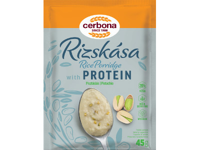 Cerbona rizskása Protein 45g Pisztáciás