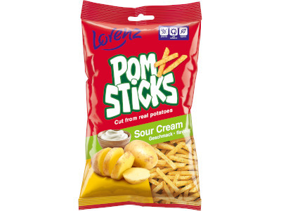 Lorenz Pomsticks 85g Sour Cream-tejfölös