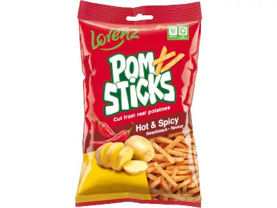 Lorenz Pomsticks 85g Hot&Spicey