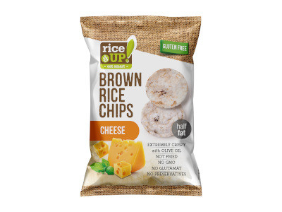 Rice Up! Brown Rice Chips Sajtos 60g