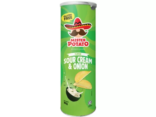 Mister Potato chiops 160g Hagymás -Tejfölös