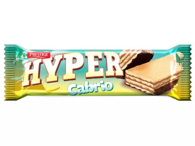 Hyper ostya 47g Cabrio-  félig mártott kakaós