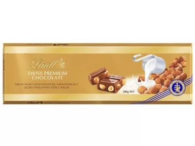 Lindt Gold táblás 300g Egészmogyorós