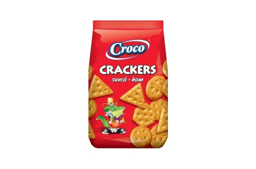 Croco kréker 100g Sonkás