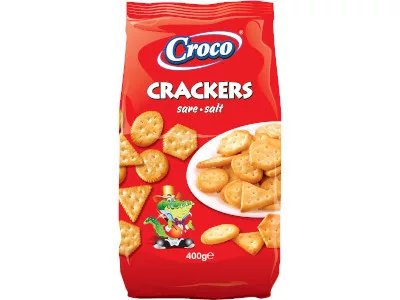 Croco kréker 400g Sós