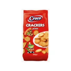 Croco kréker 400g Pizzás