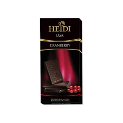 HEIDI 80g Étcsokoládé Vörösáfonya