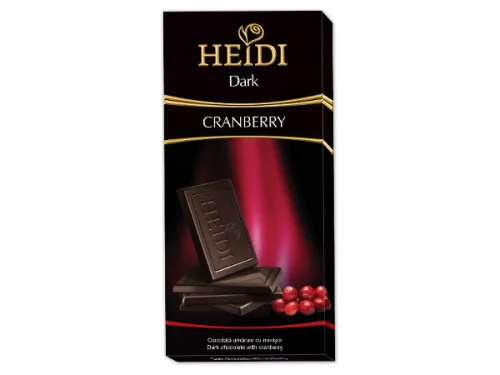 HEIDI 80g Étcsokoládé Vörösáfonya